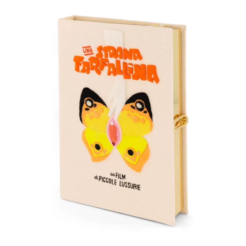 Clearance Strana Farfallina Strapped Book Clutch
